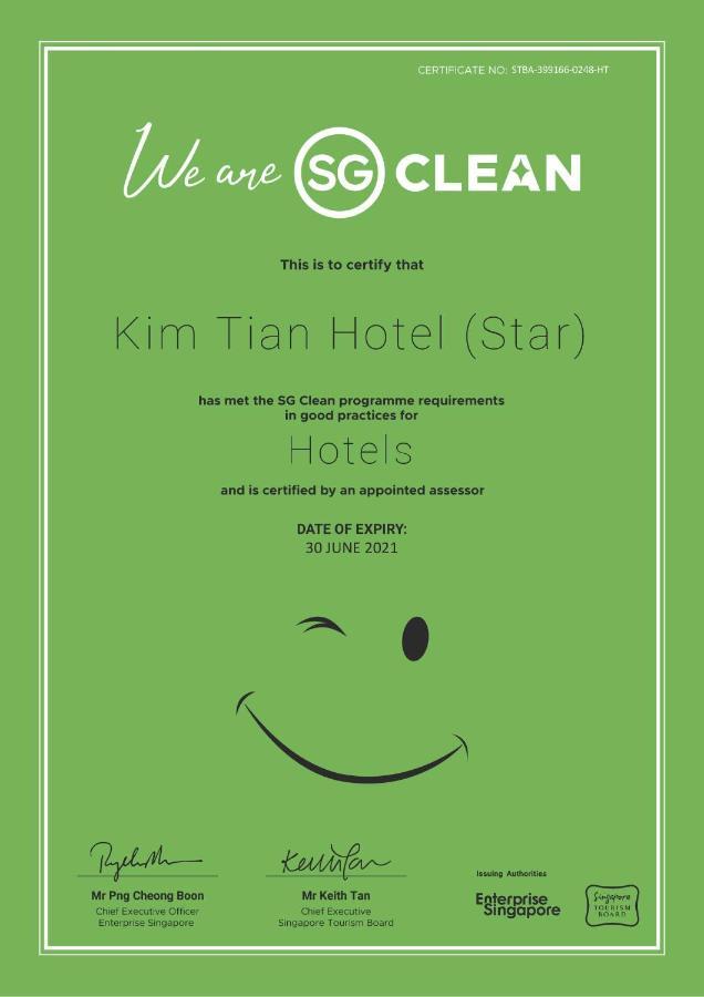Kim Tian Hotel Star Singapour Extérieur photo